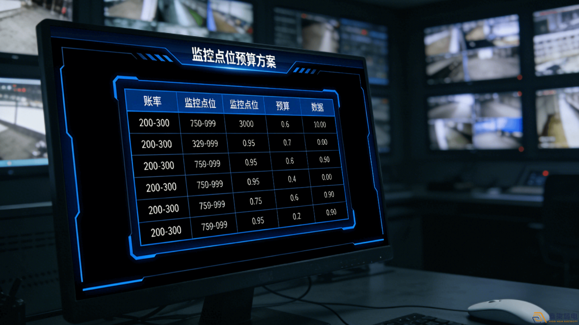200-300個監控點位預算參考
